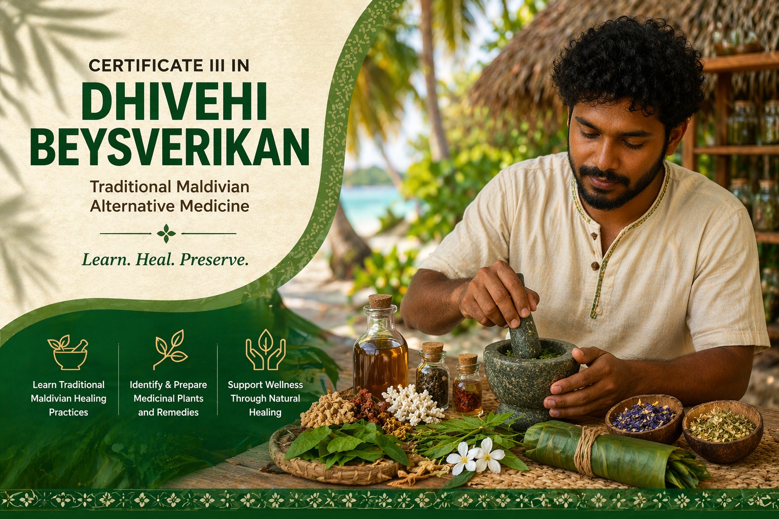 Certificate III in Dhivehi Beysverikan