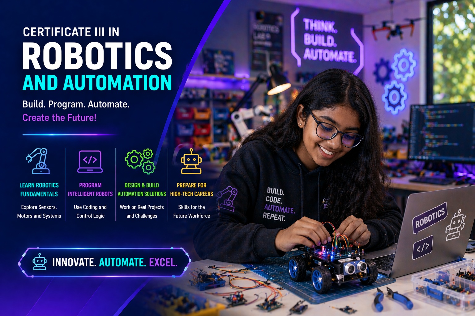 Certificate III in Robotics and Automation