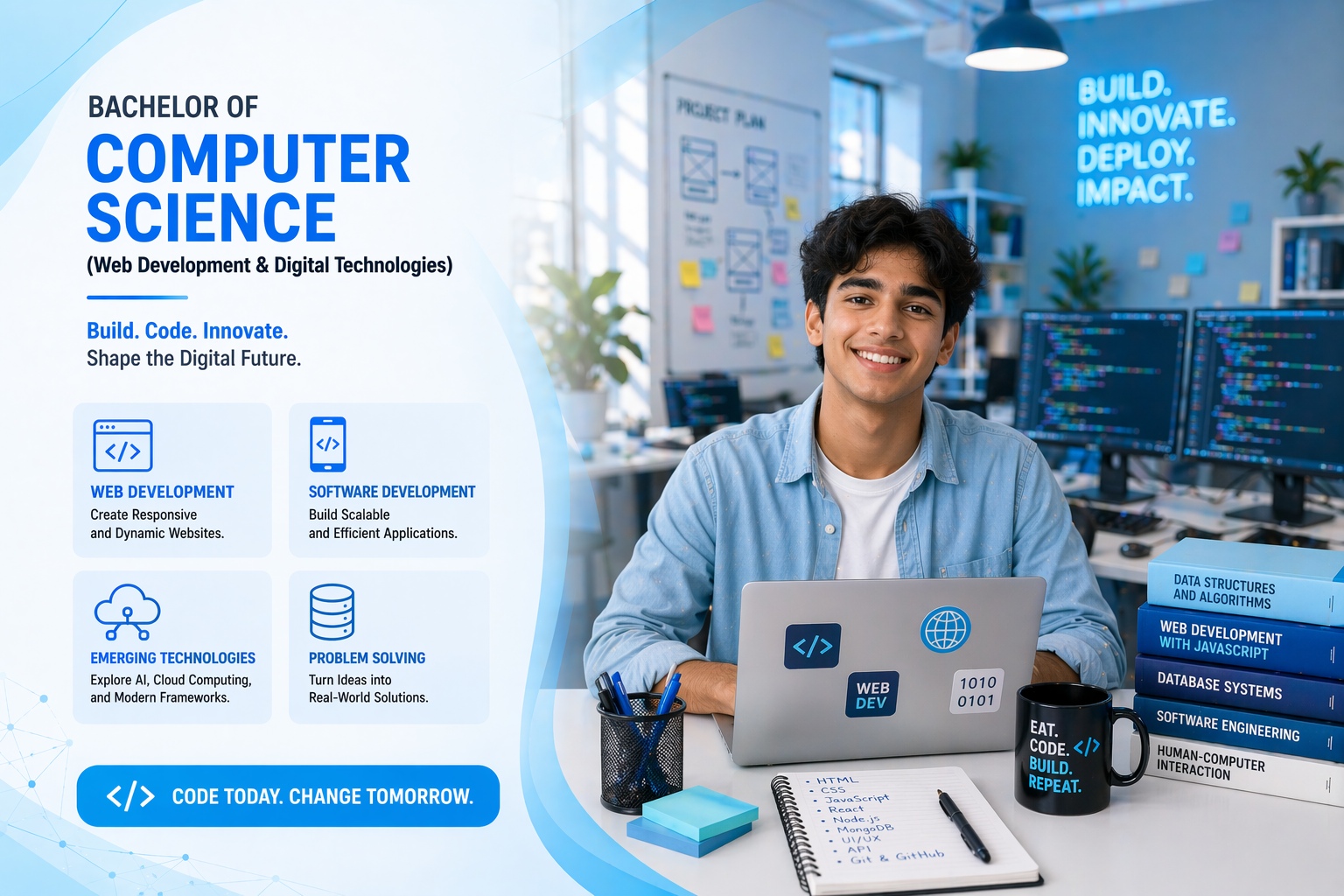 Bachelor of Computer Science (Web Development & Digital Technologies)
