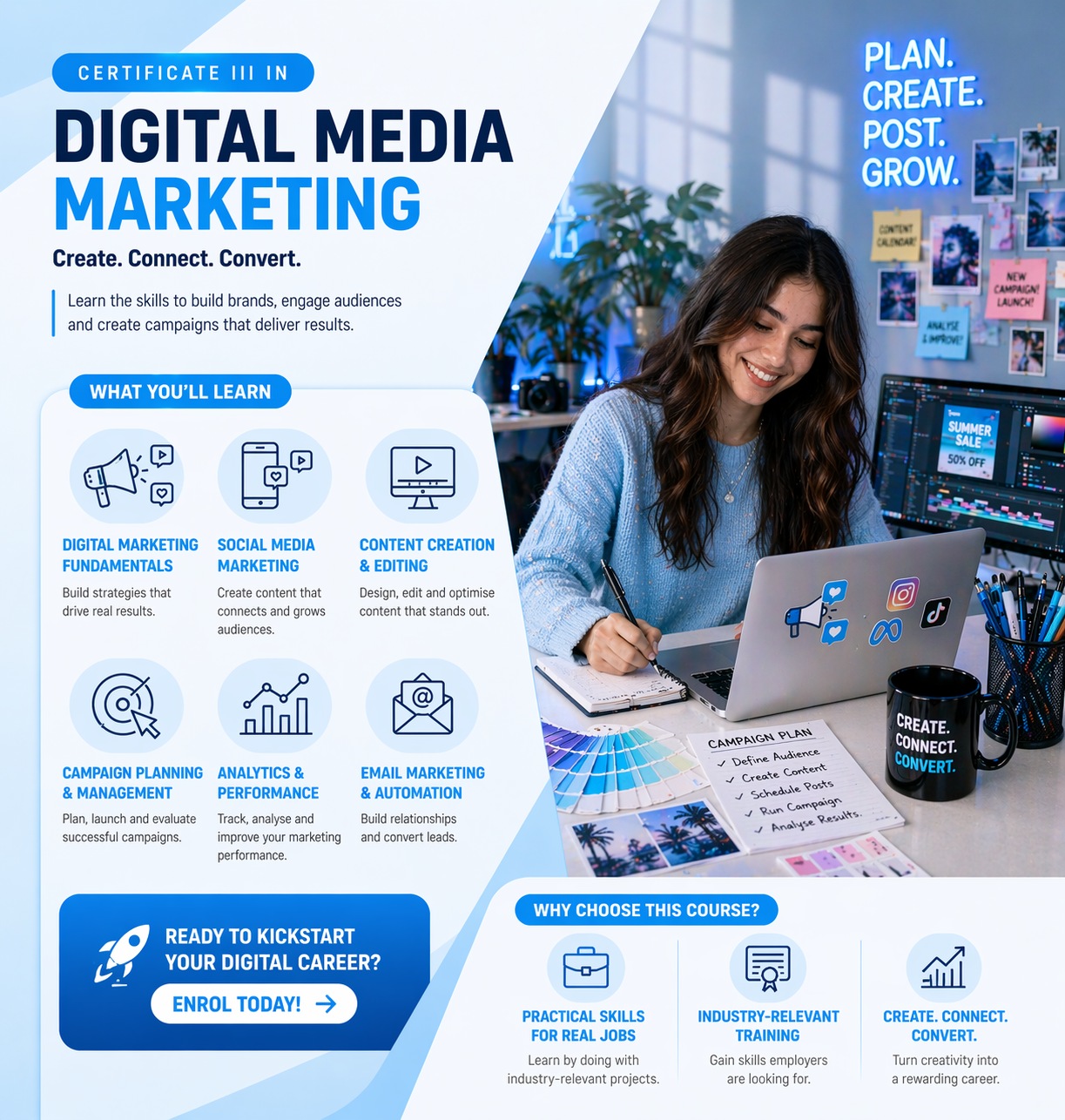 Certificate III in Digital Media Marketing
