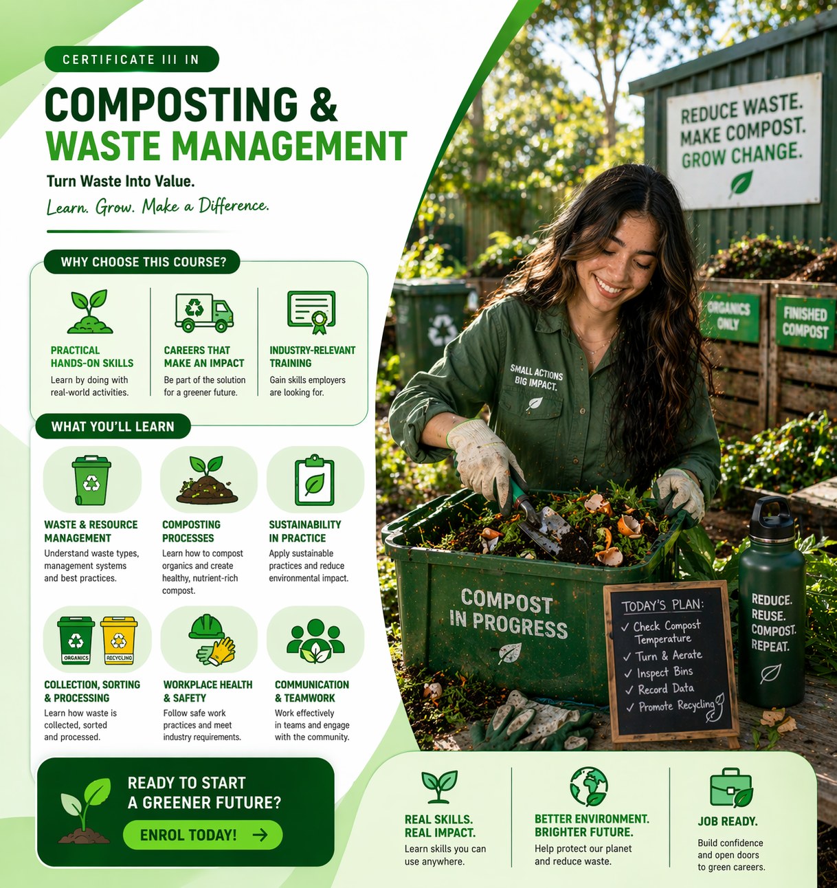 Certificate III in Composting & Waste Management