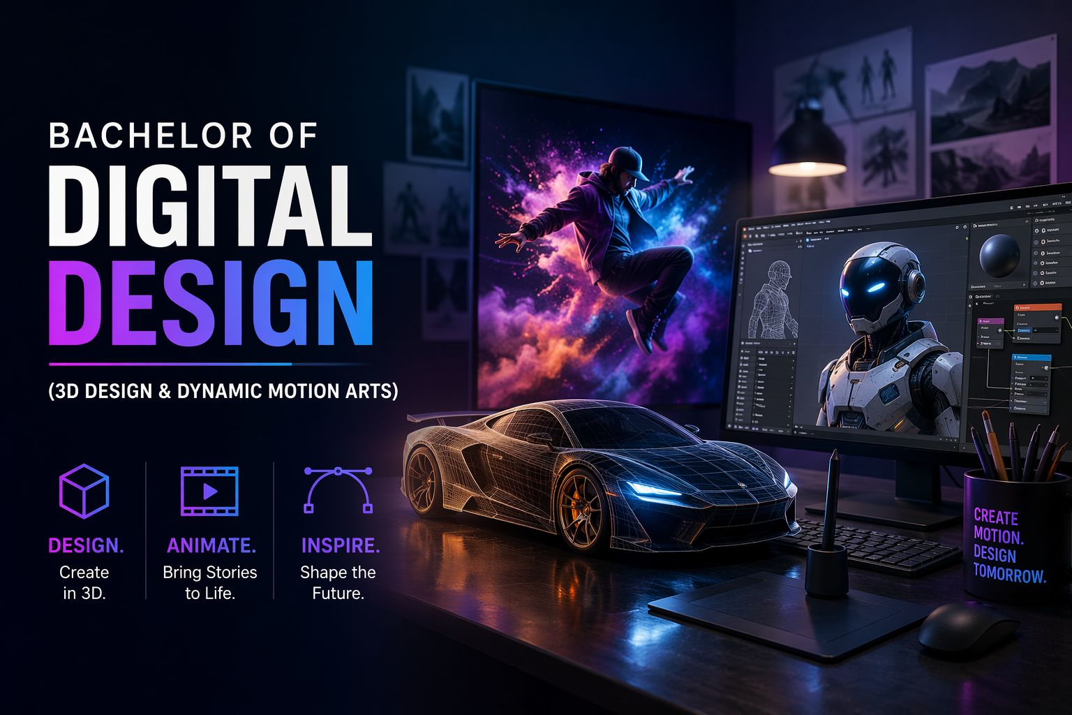 Bachelor of Digital Design (3D Design & Dynamic Motion Arts)