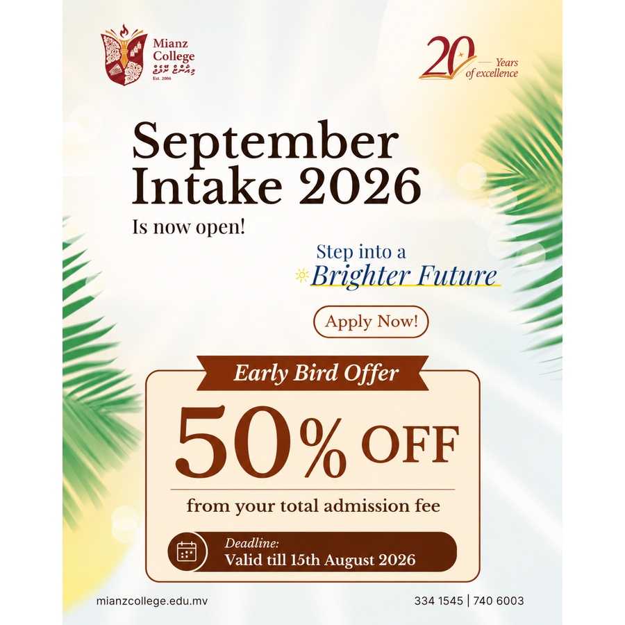 Early Bird Offer